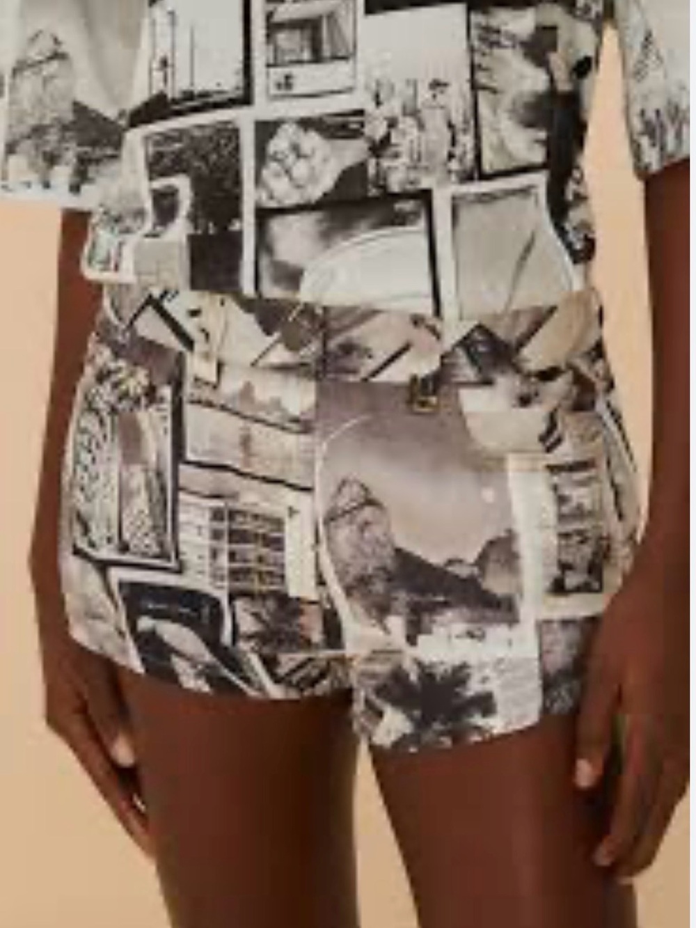 FARM Rio Noir Mini Shorts